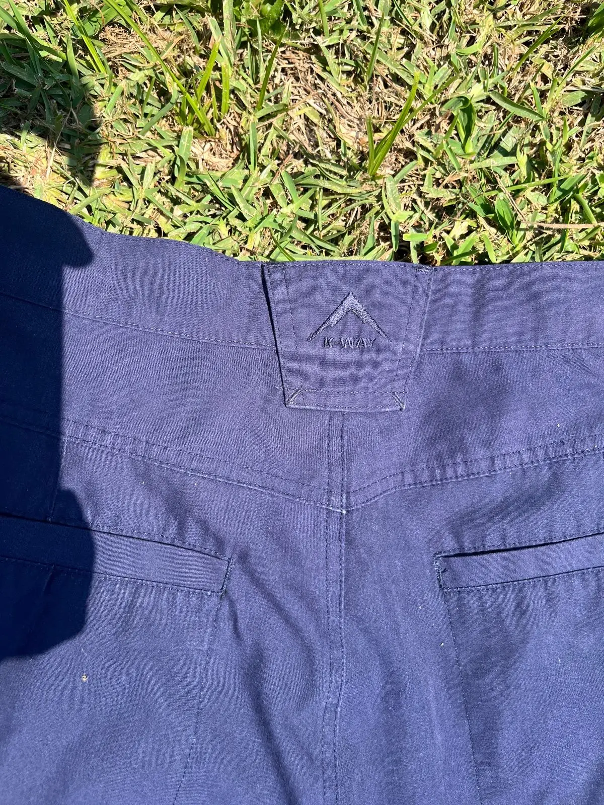 K-Way Slim Fit Cargo Shorts Navy