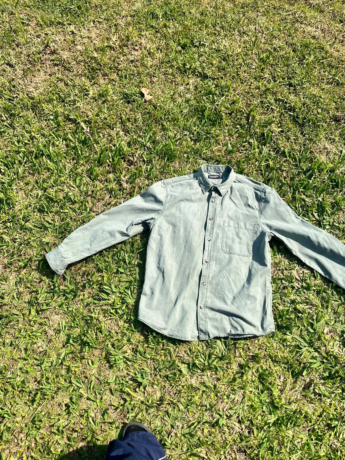 Woolworths Sage Green Long Sleeve Shirt
