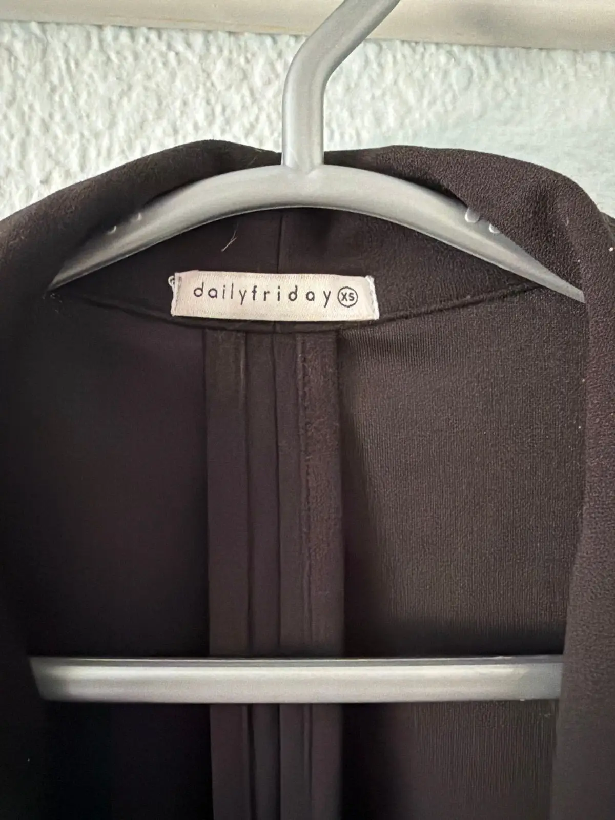 Daily Friday Black Open-Front Blazer XS