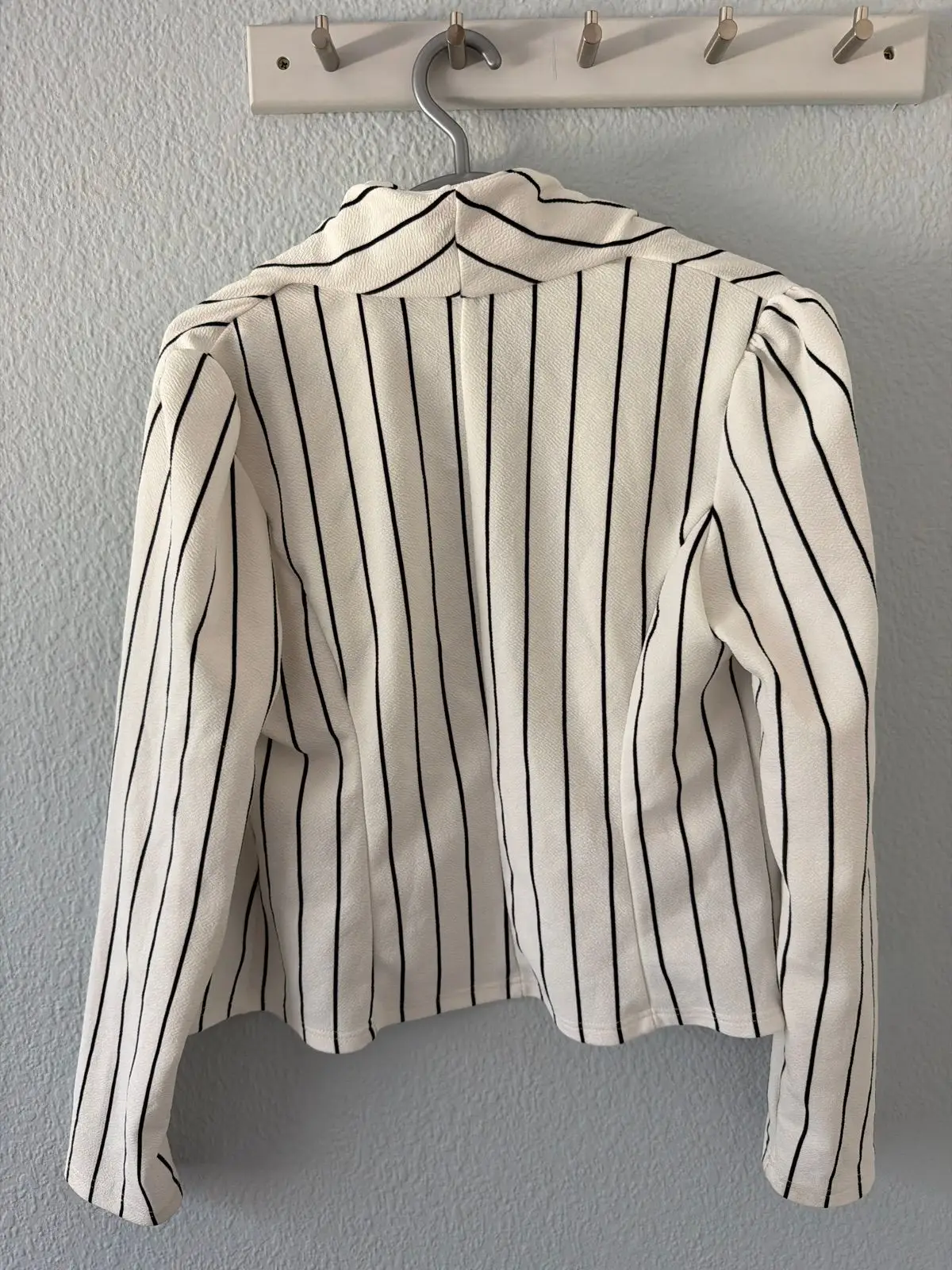 SHEIN Striped Open Front Jacket