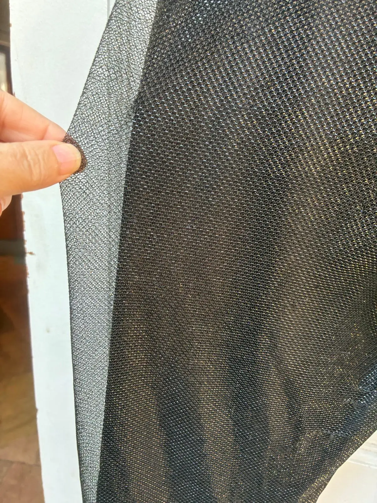 H&M Shimmery Black Layered Pants