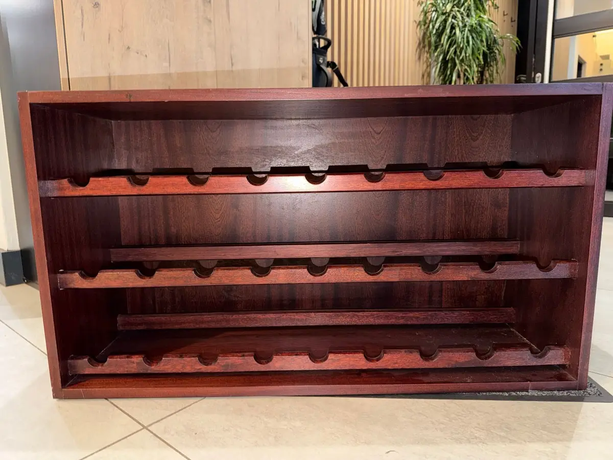 Wooden 27 Bottle Wine Holder