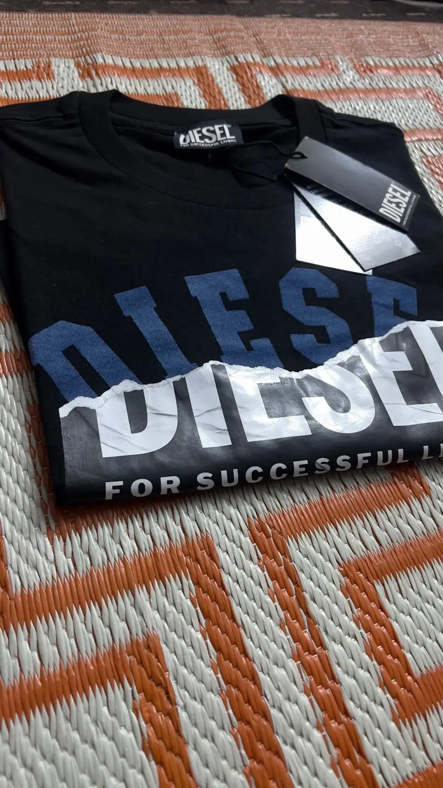 Diesel Black Graphic T-Shirt