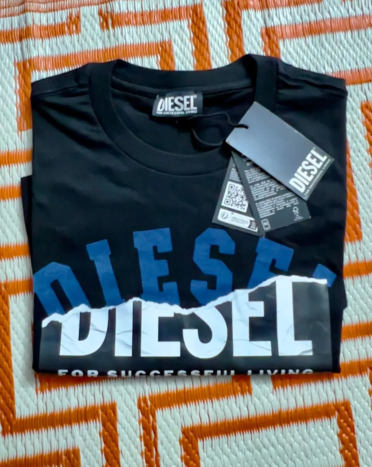 Diesel Black Graphic T-Shirt