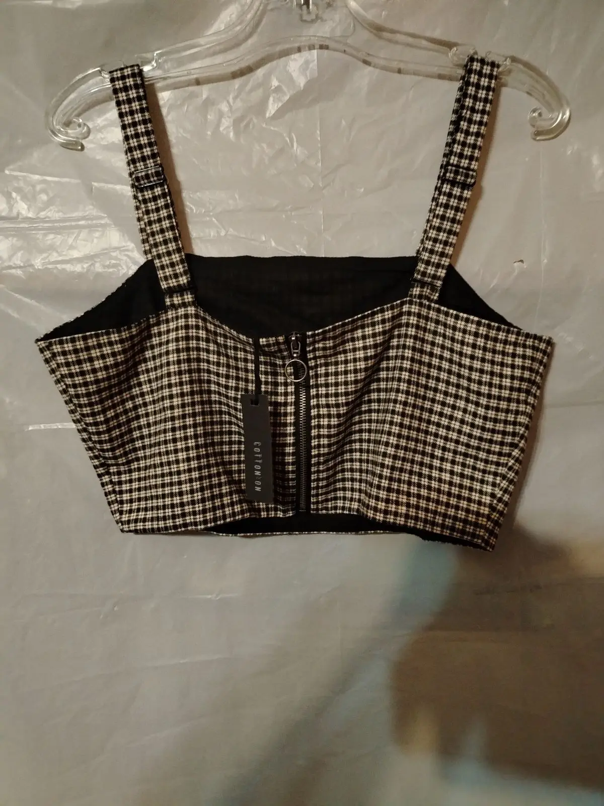 Cotton On Stacey Check Tank Top Size L