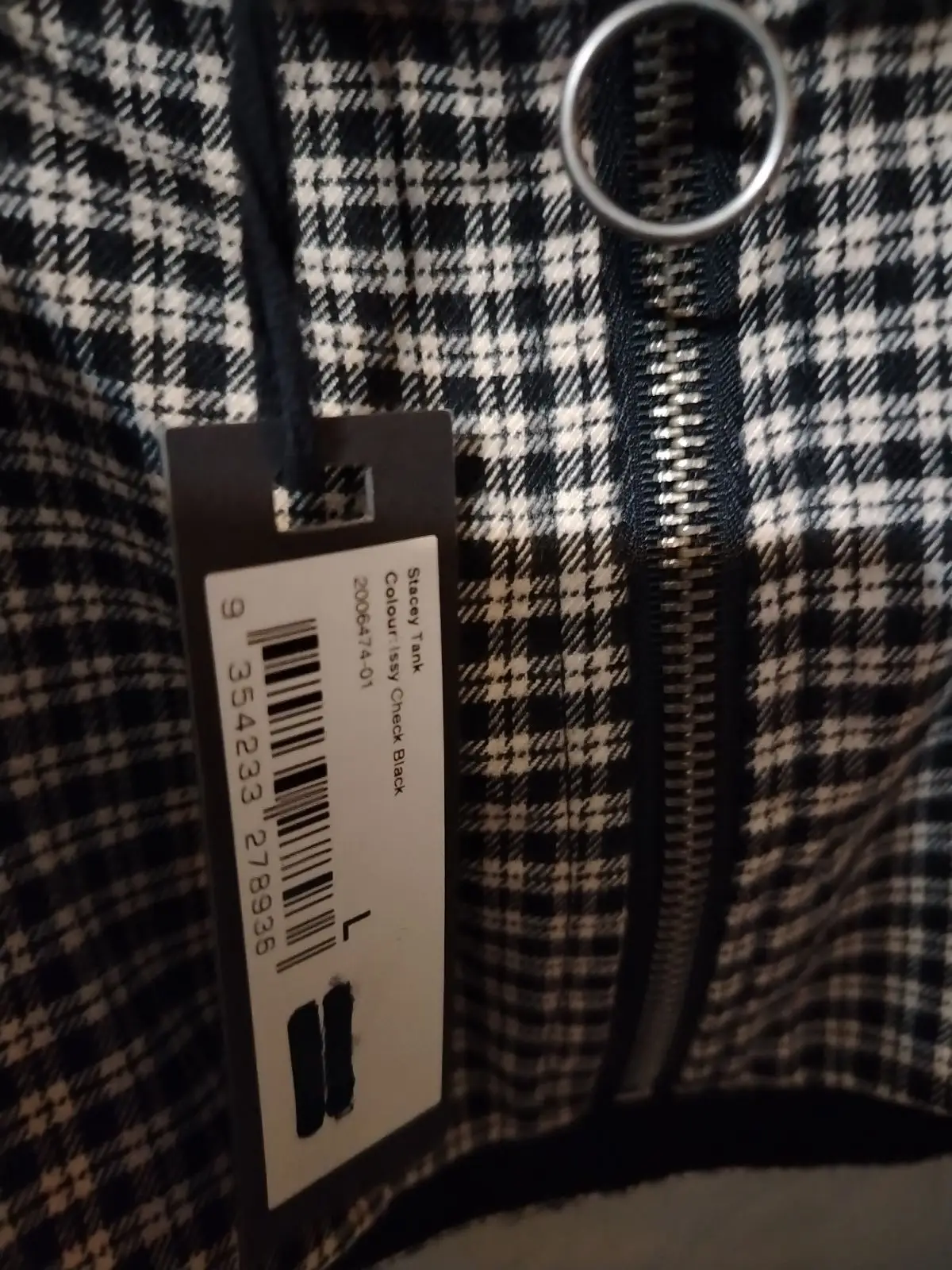 Cotton On Stacey Check Tank Top Size L