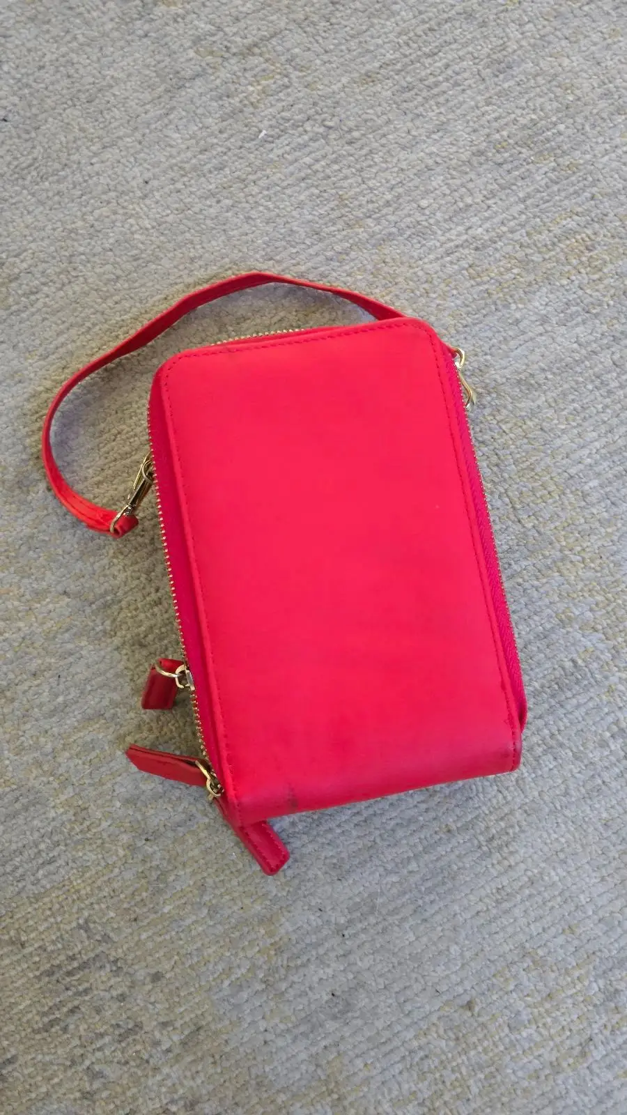 Forever Young Red Phone Bag with Strap