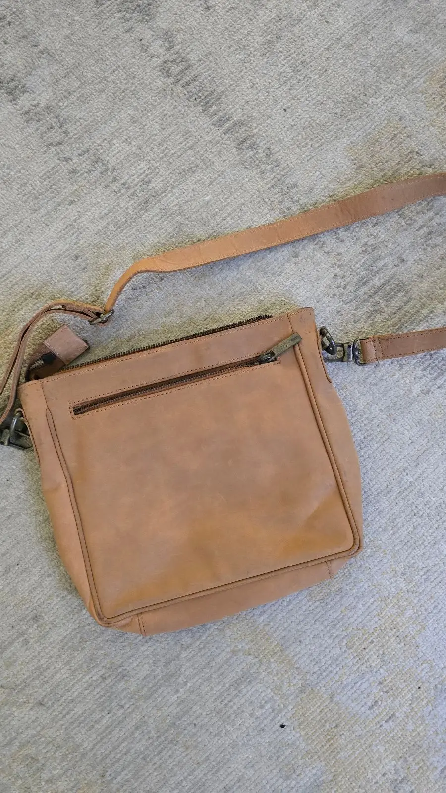 Salute Brown Crossbody Bag with Front Pocket