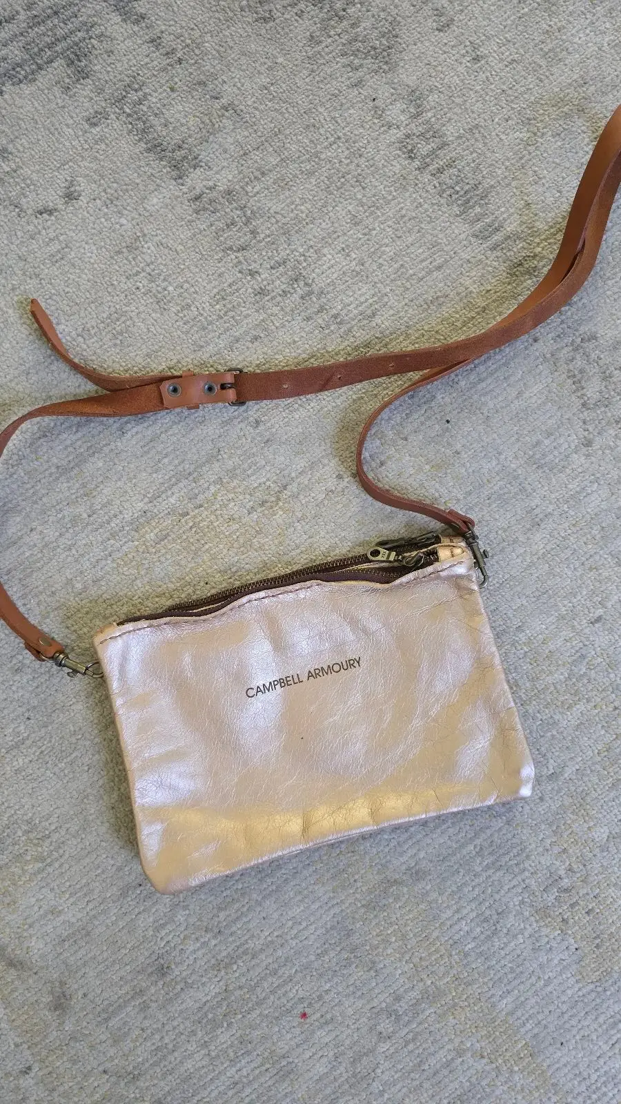 Campbell Armoury Metallic Crossbody Bag