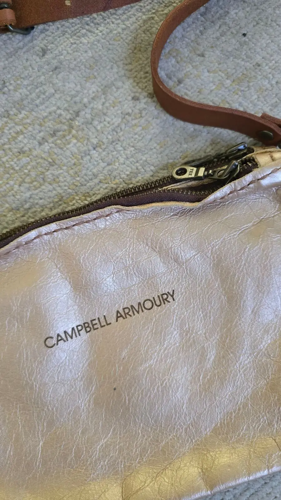 Campbell Armoury Metallic Crossbody Bag