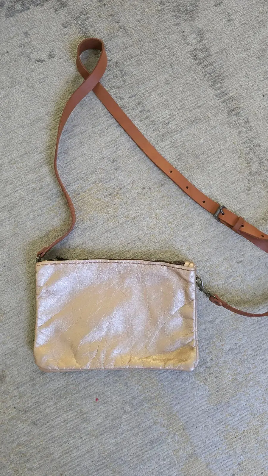 Campbell Armoury Metallic Crossbody Bag