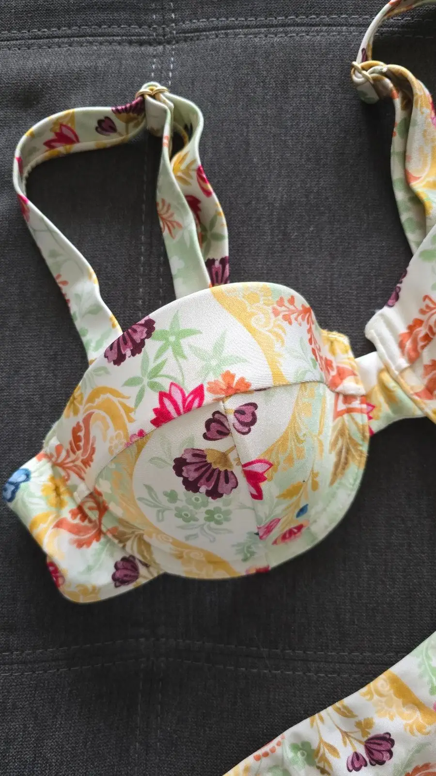 Poetry Floral Print Bikini Set