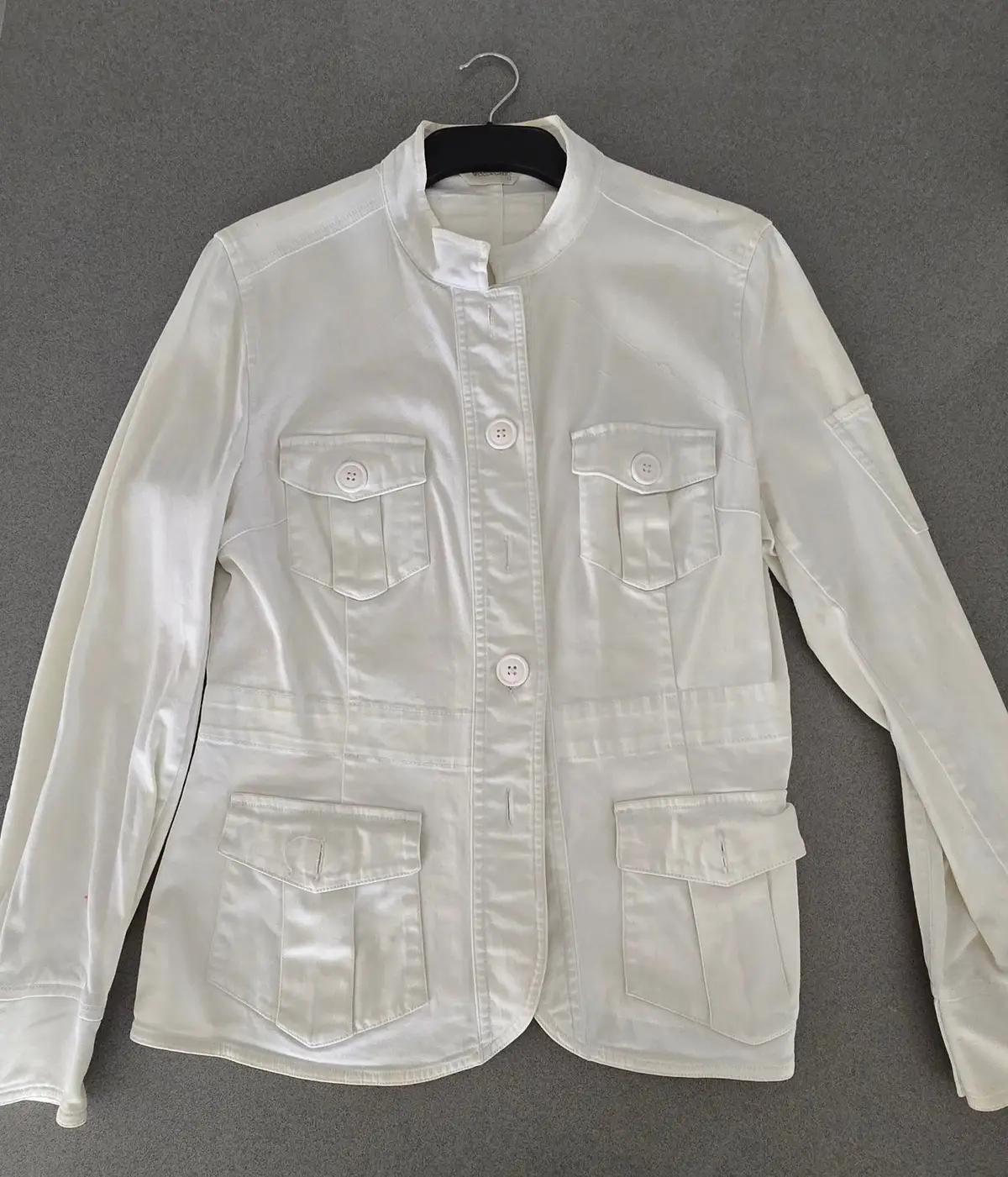 Woolworths White Utility Jacket Size 12