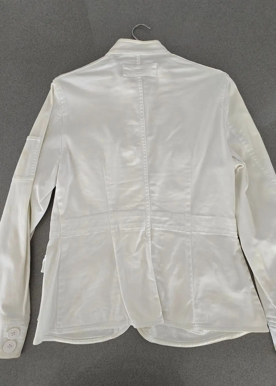 Woolworths White Utility Jacket Size 12
