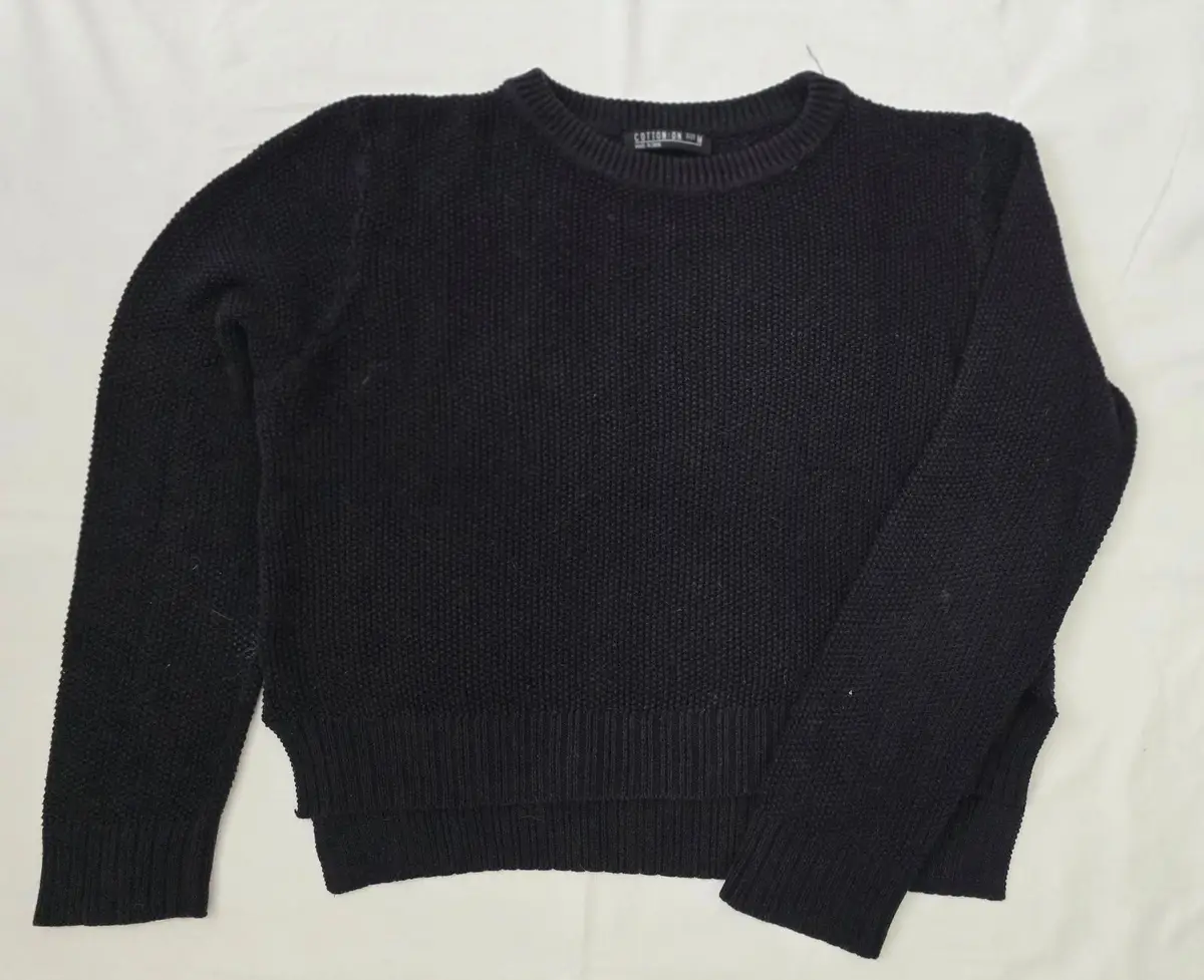 Cotton On Black Knit Sweater Size M