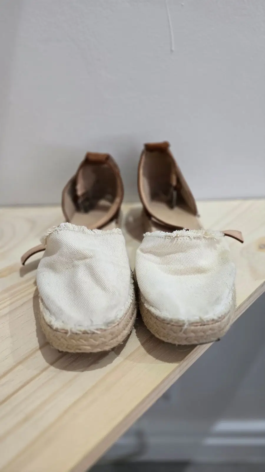 Superbalist White Espadrilles Size 6