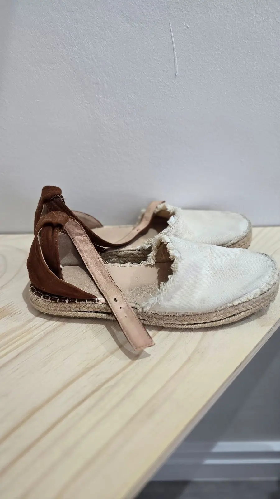 Superbalist White Espadrilles Size 6