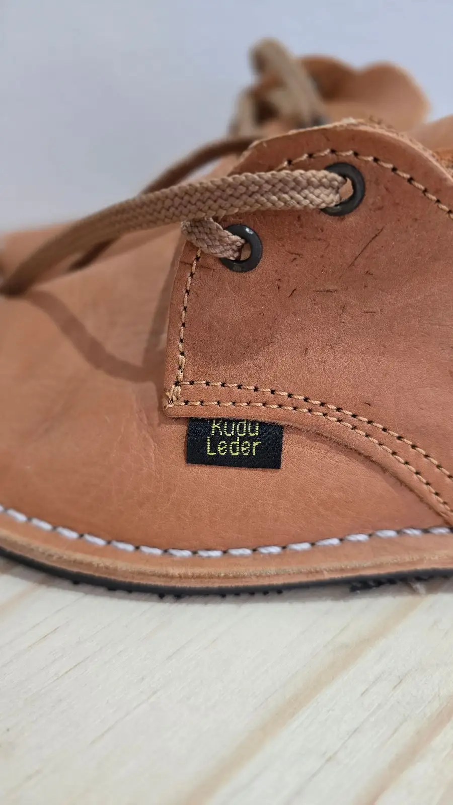 Tan Lace-Up Shoes