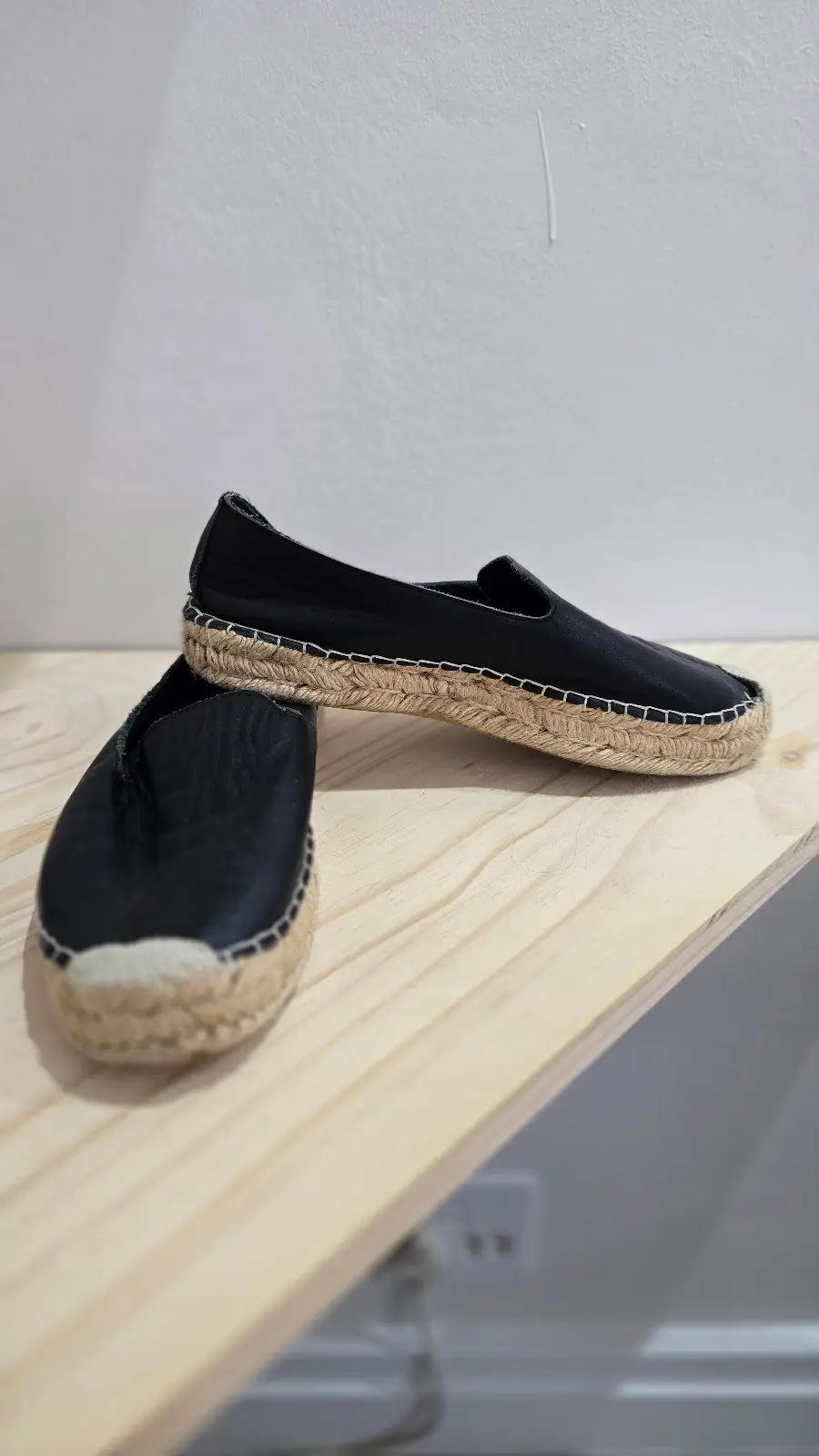 Woolworths Black Espadrilles Size 6