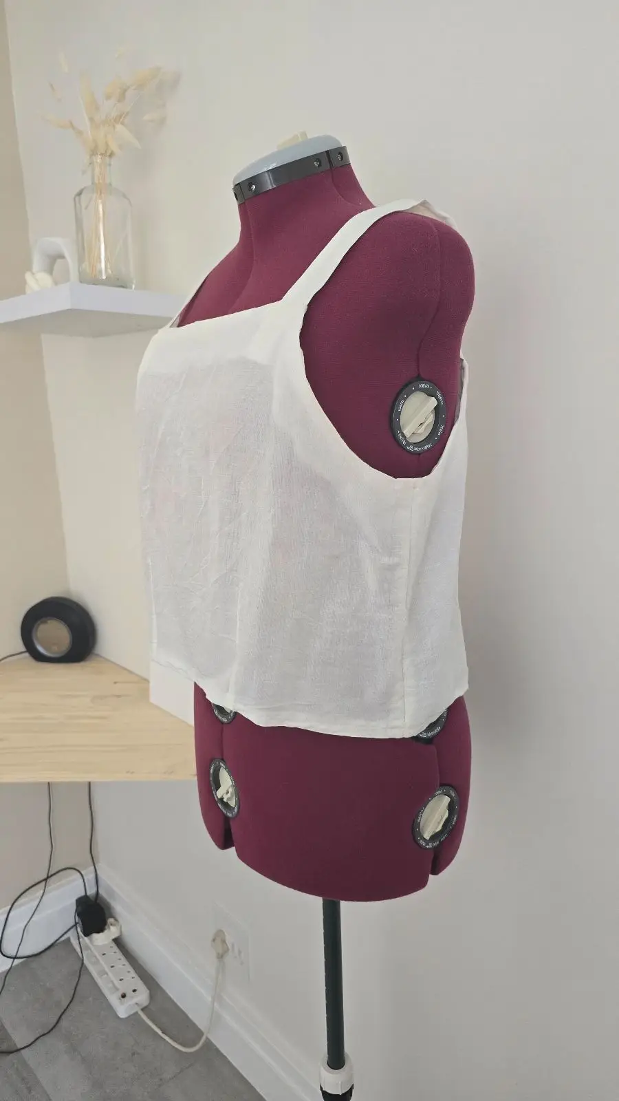 Generic White Crop Top