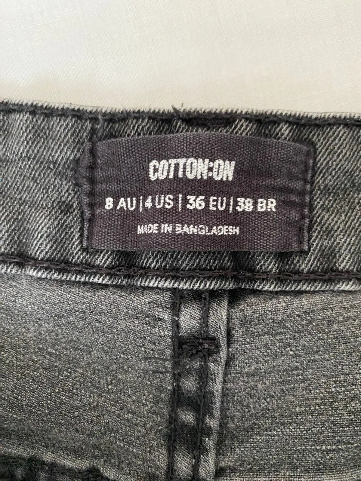 Cotton On Black Straight Leg Jeans