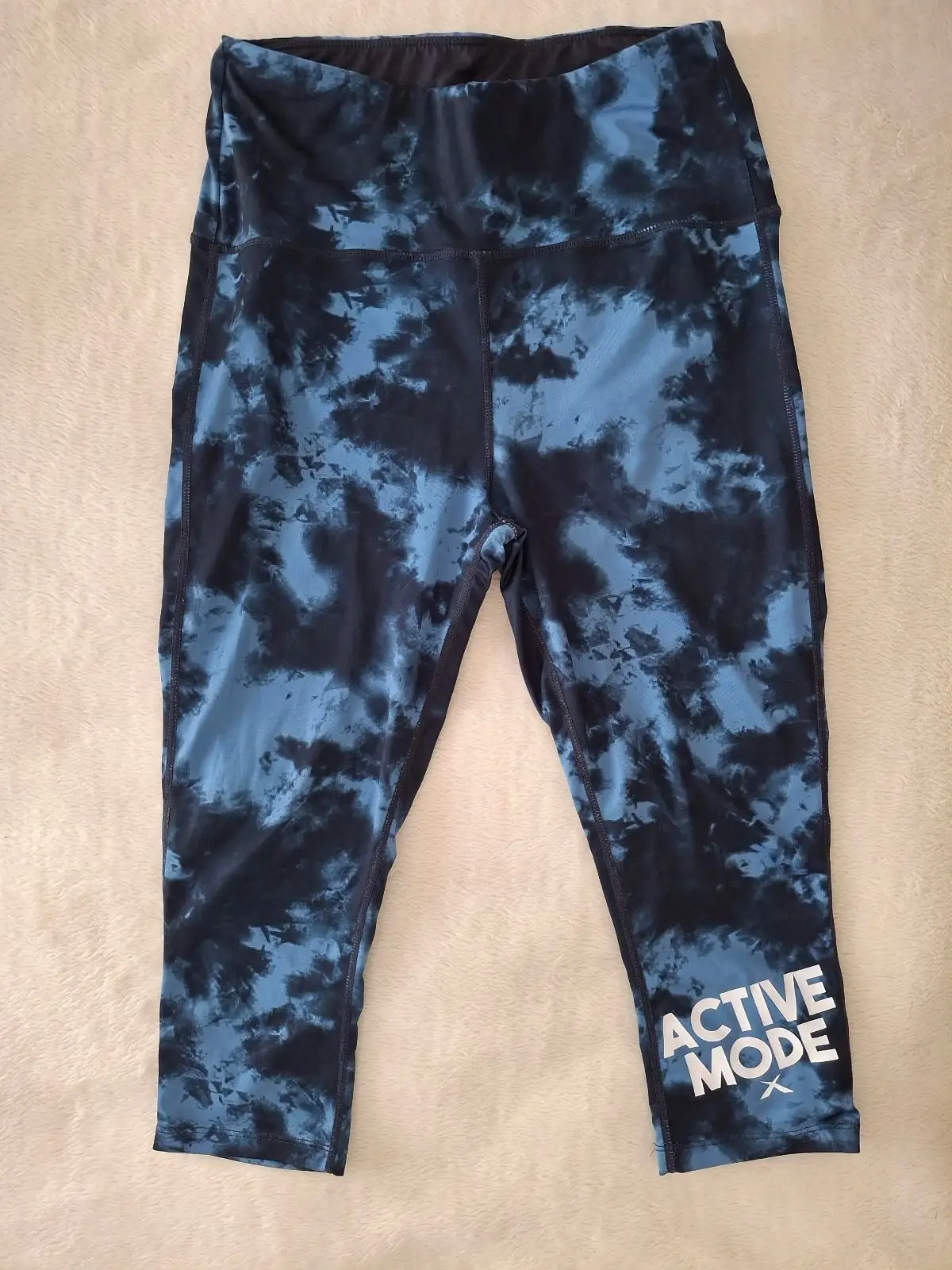 Mr Price Blue Tie-Dye 3/4 Activewear Leggings
