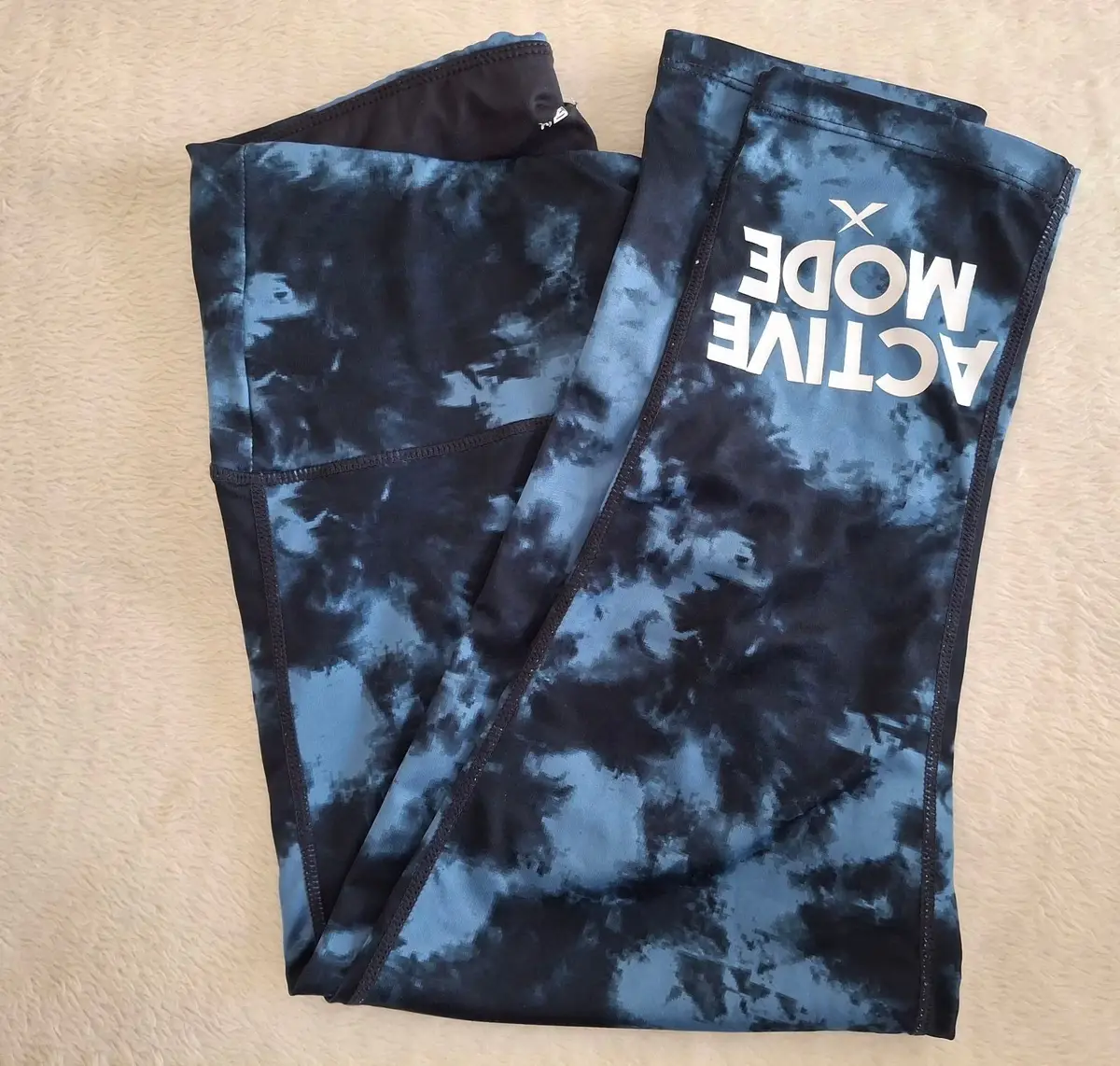 Mr Price Blue Tie-Dye 3/4 Activewear Leggings