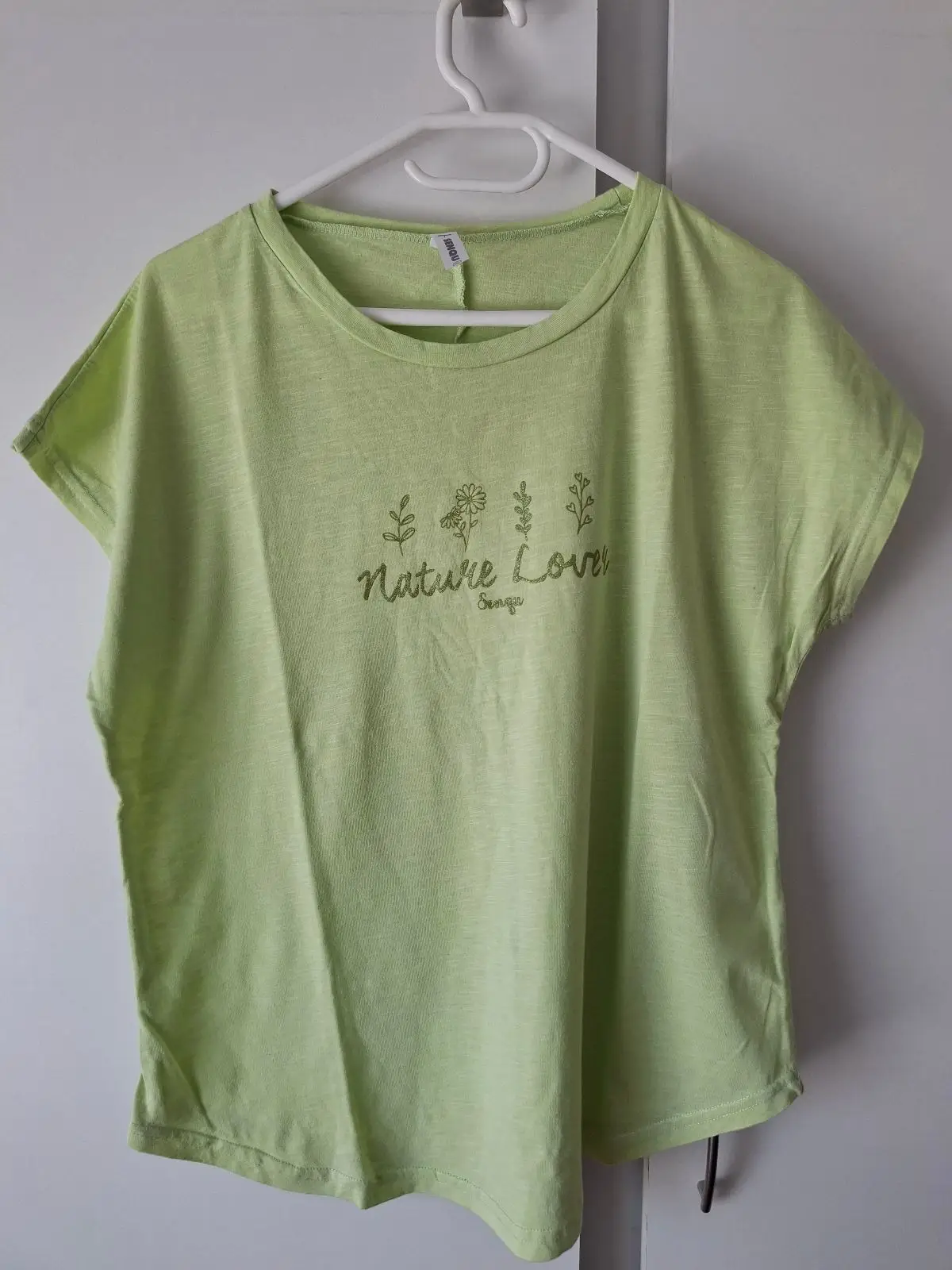 Senqu Lime Green Nature Lover Graphic T-Shirt