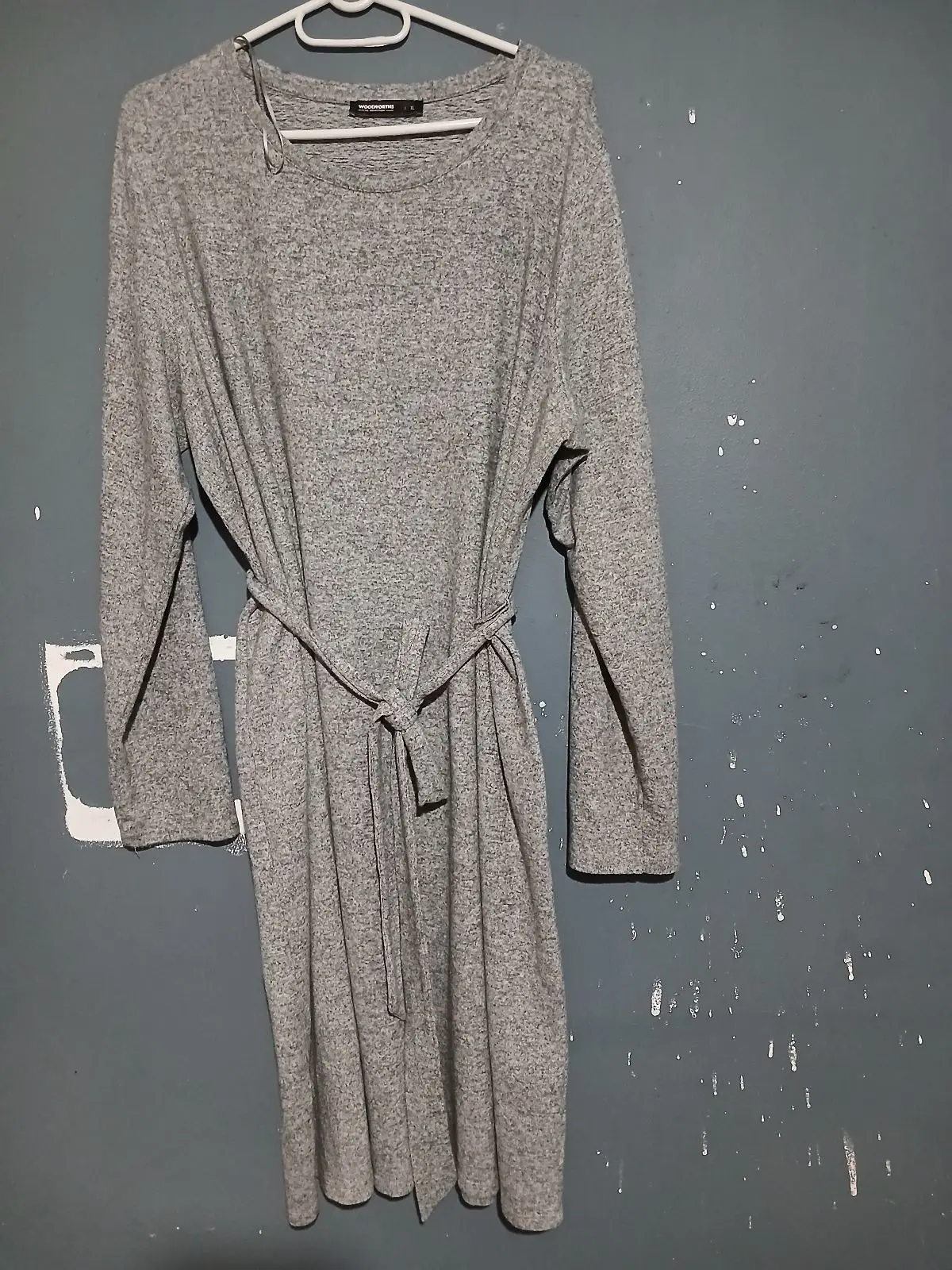 Woolworths Grey Long Sleeve Dress XL