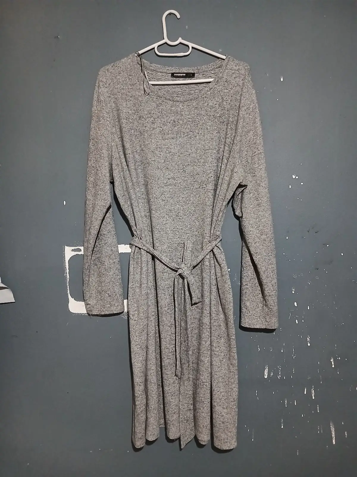 Woolworths Grey Long Sleeve Dress XL