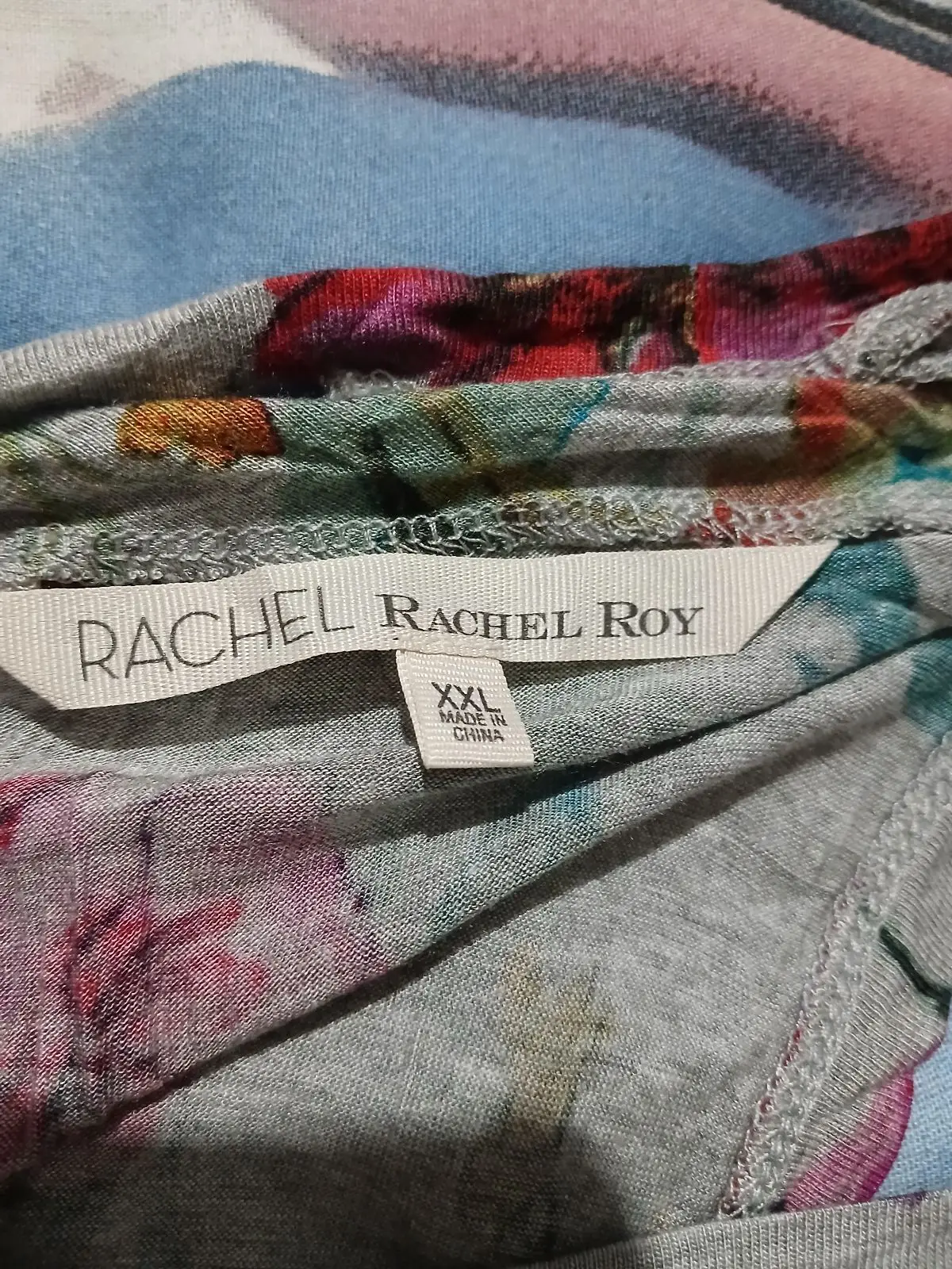 Rachel Roy Grey Floral Dress