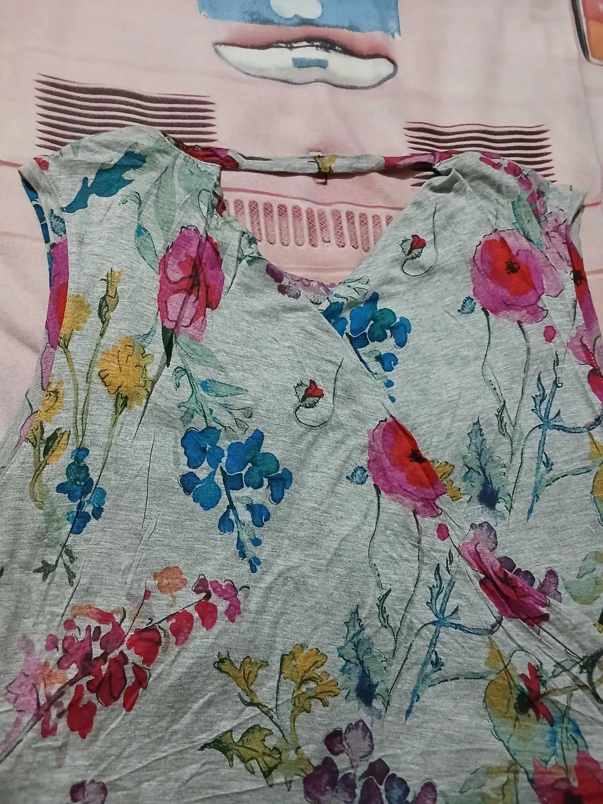 Rachel Roy Grey Floral Dress