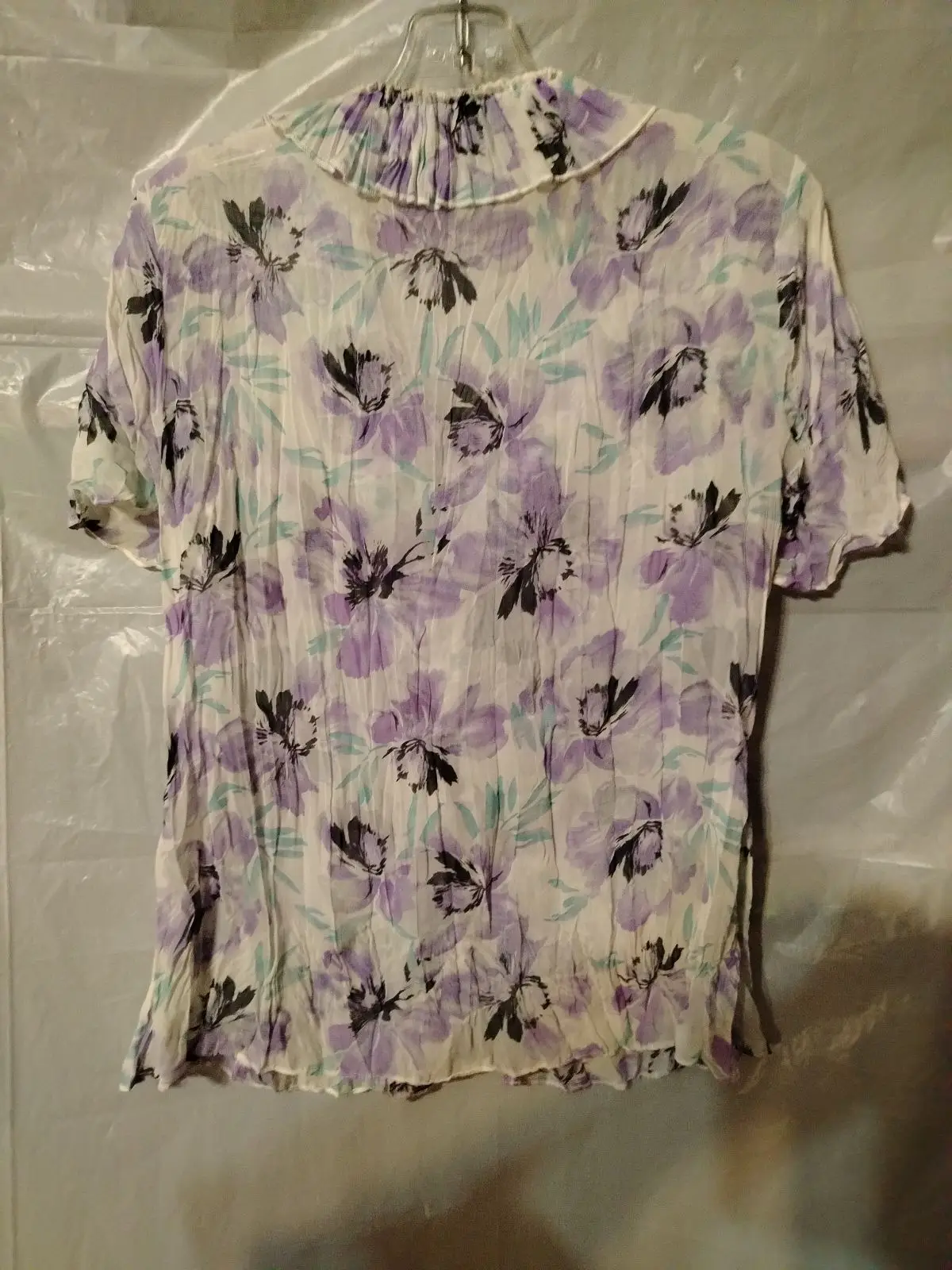 Woolworths Floral Ruffle Blouse Size 12