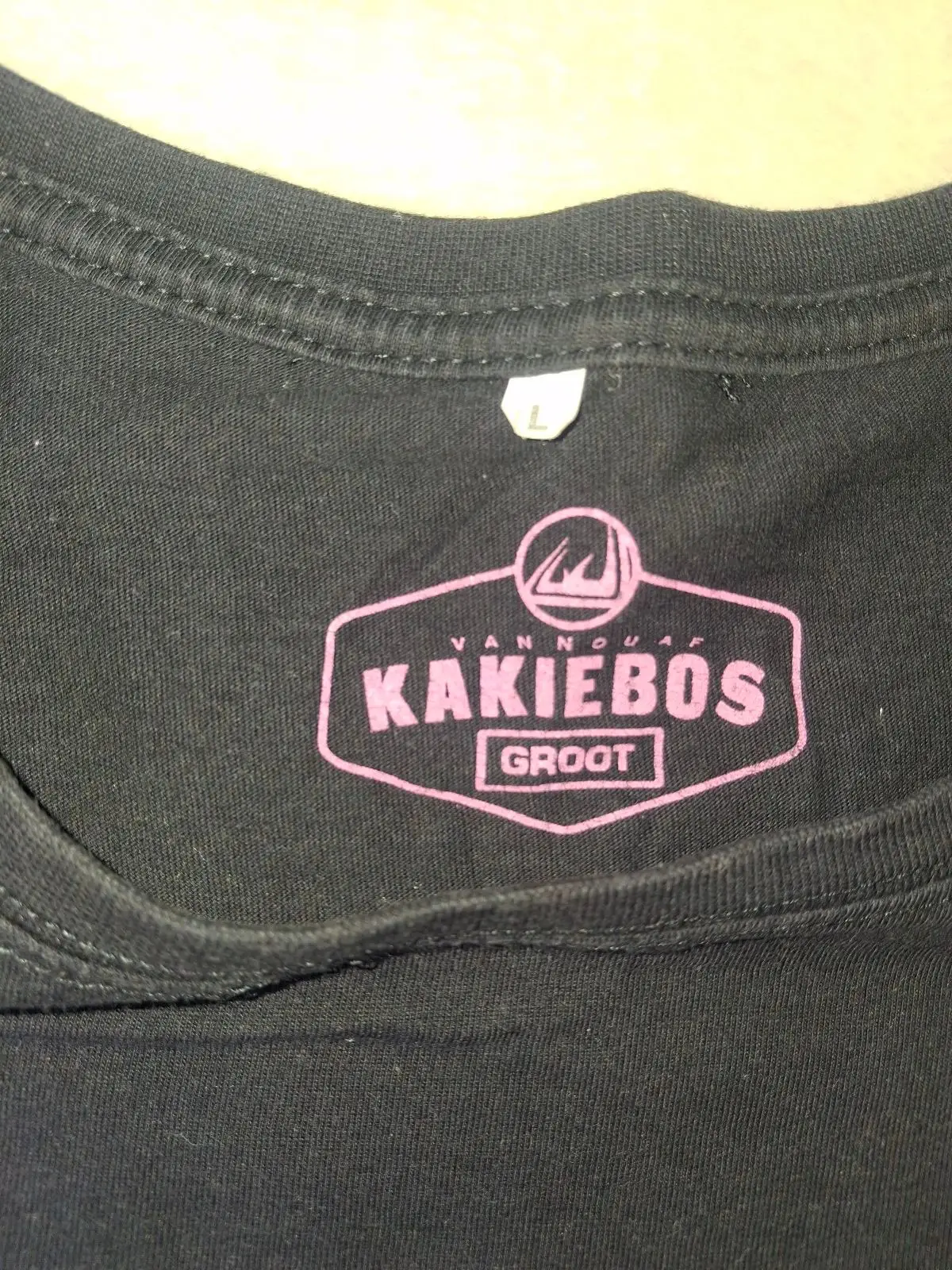 Kakiebos Black Butterfly Graphic T-Shirt
