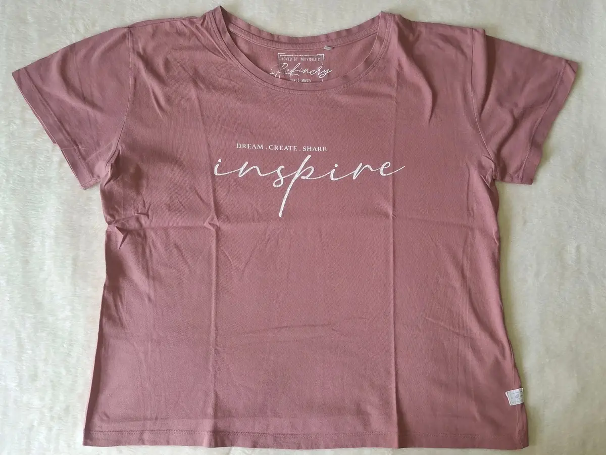 Refinery Dusty Pink Inspire Graphic T-Shirt