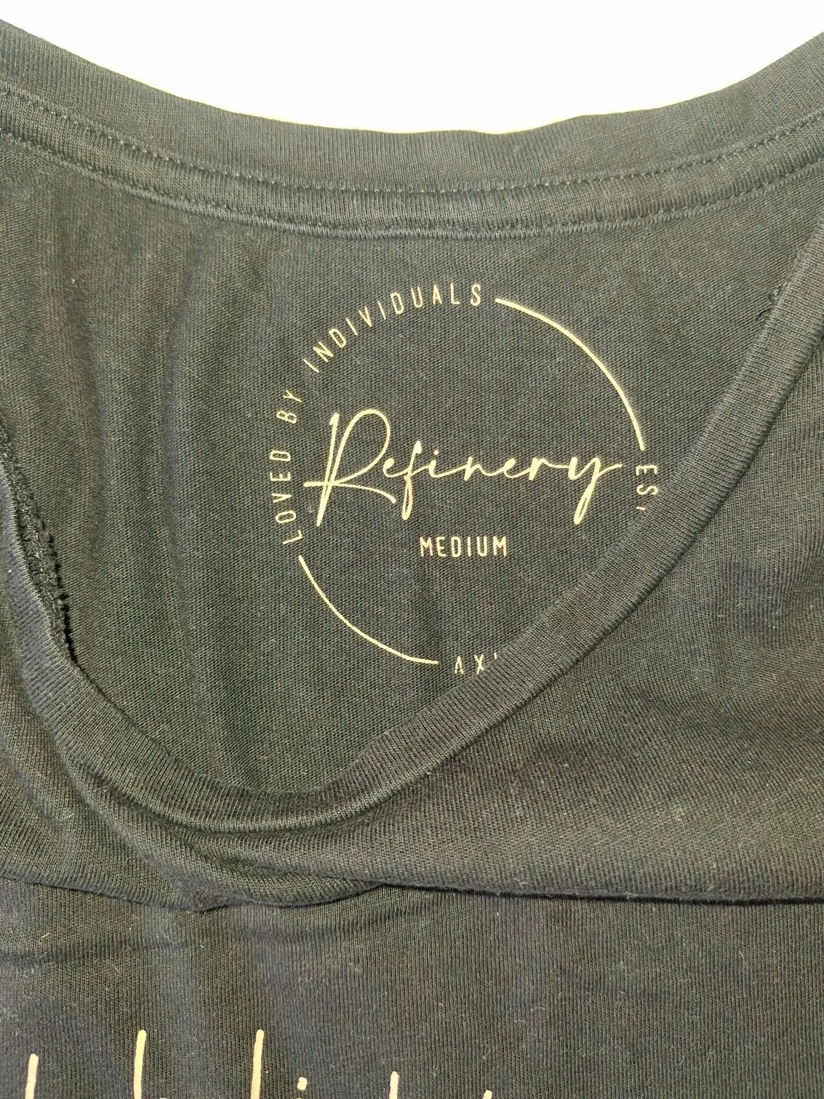 Refinery Black Self-Belief is True Power Graphic T-Shirt