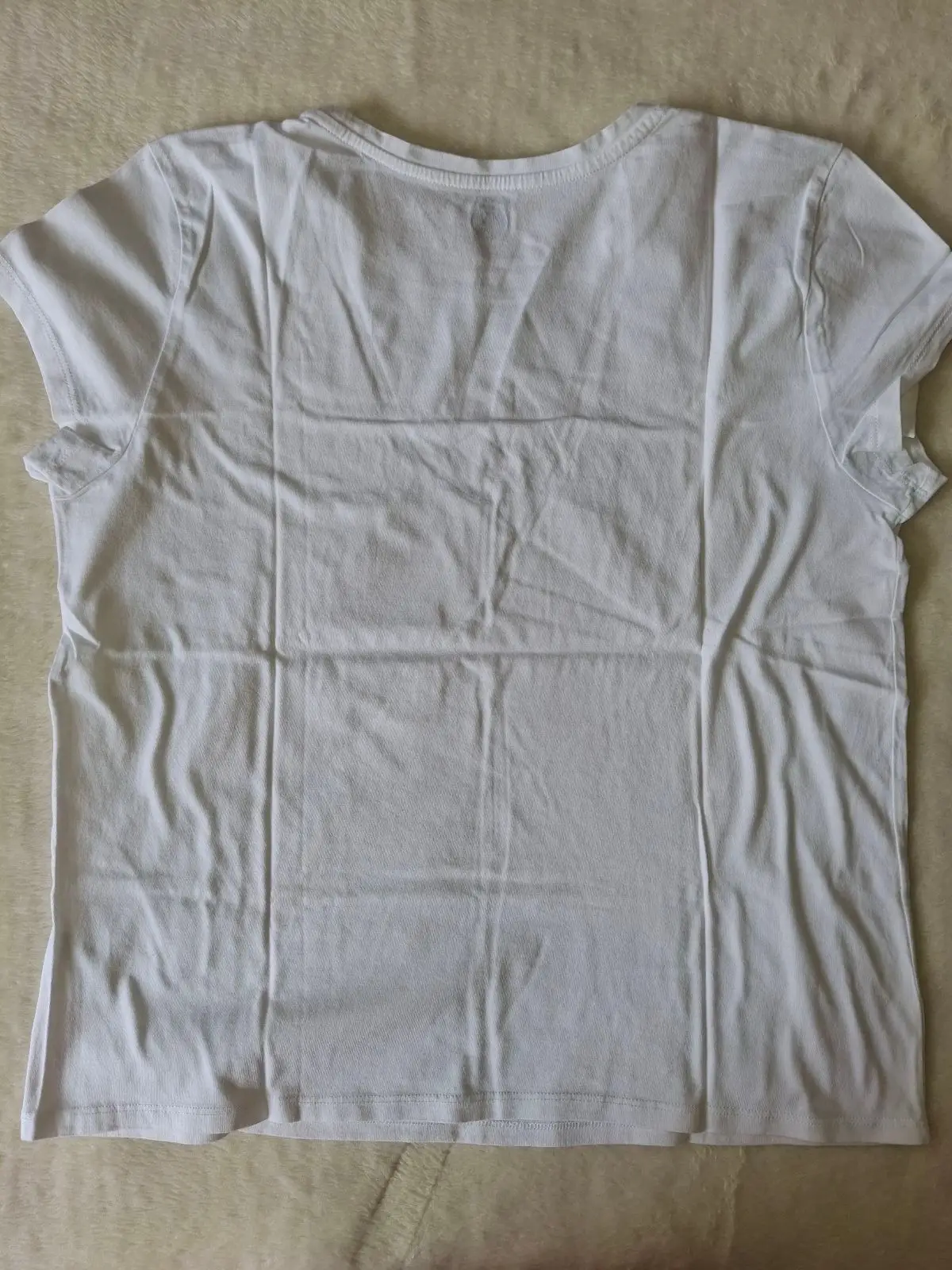 Totalsports White Fearless Graphic T-Shirt Medium