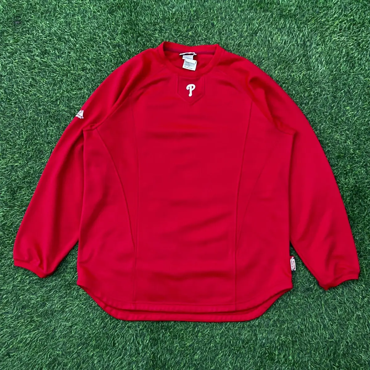 Majestic MLB Philadelphia Phillies Therma Base Long-Sleeve Top