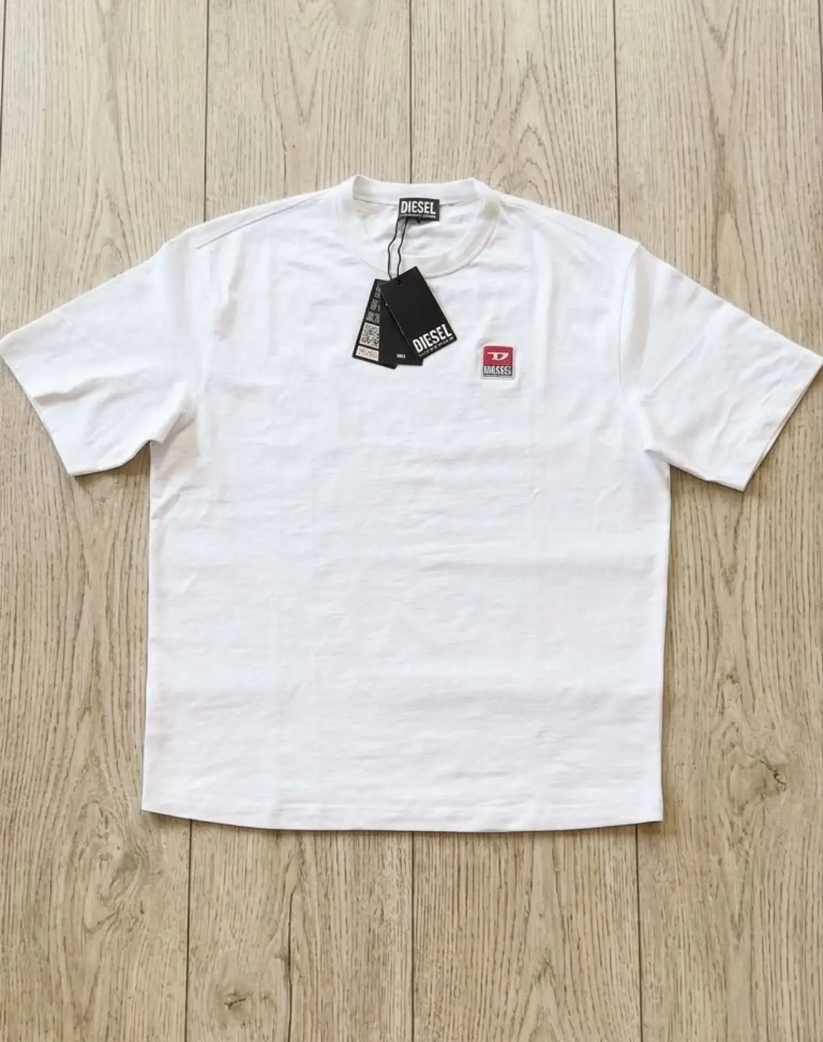 Diesel White Boxy Fit T-Shirt