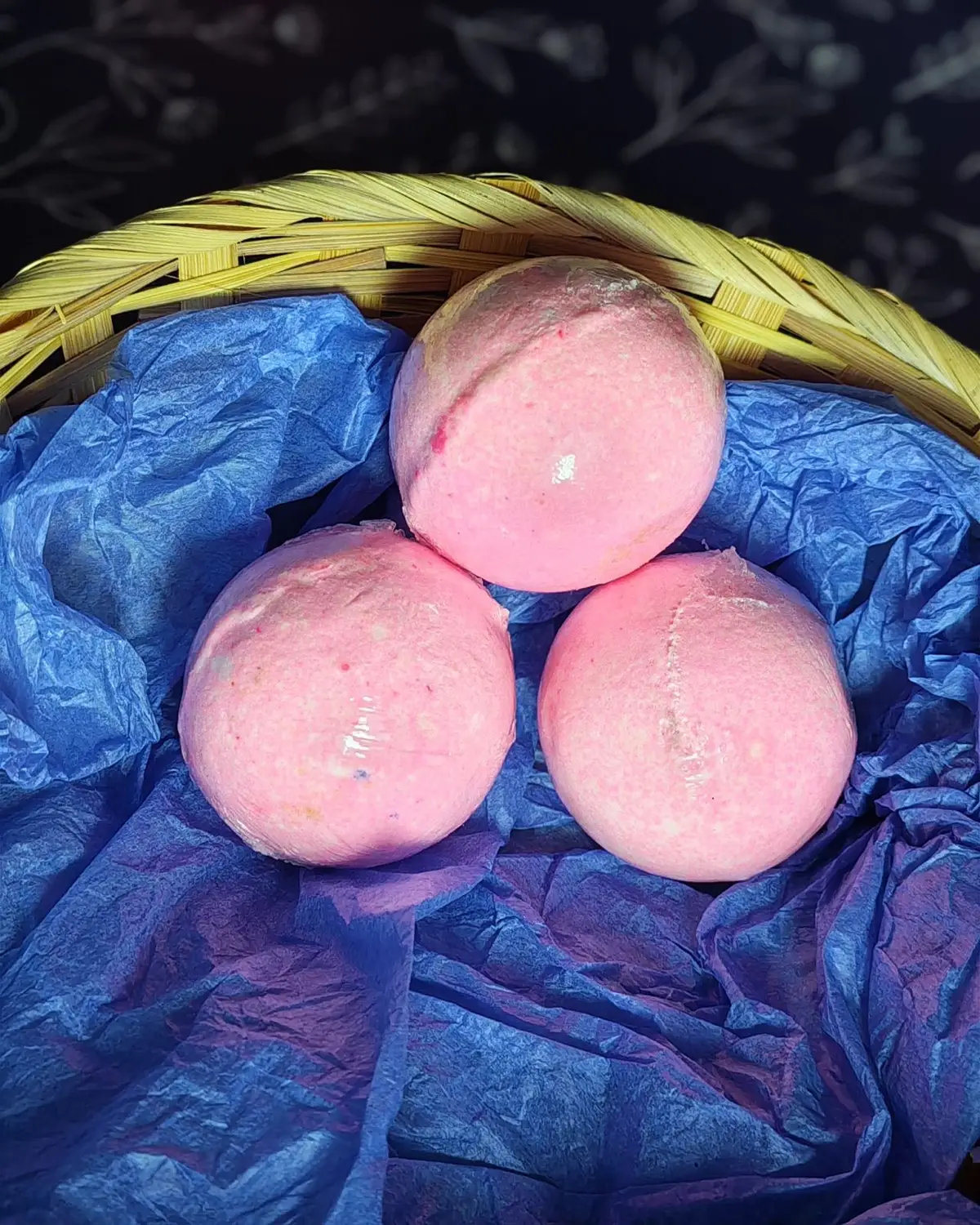 Pink Bath Bombs Set of 3