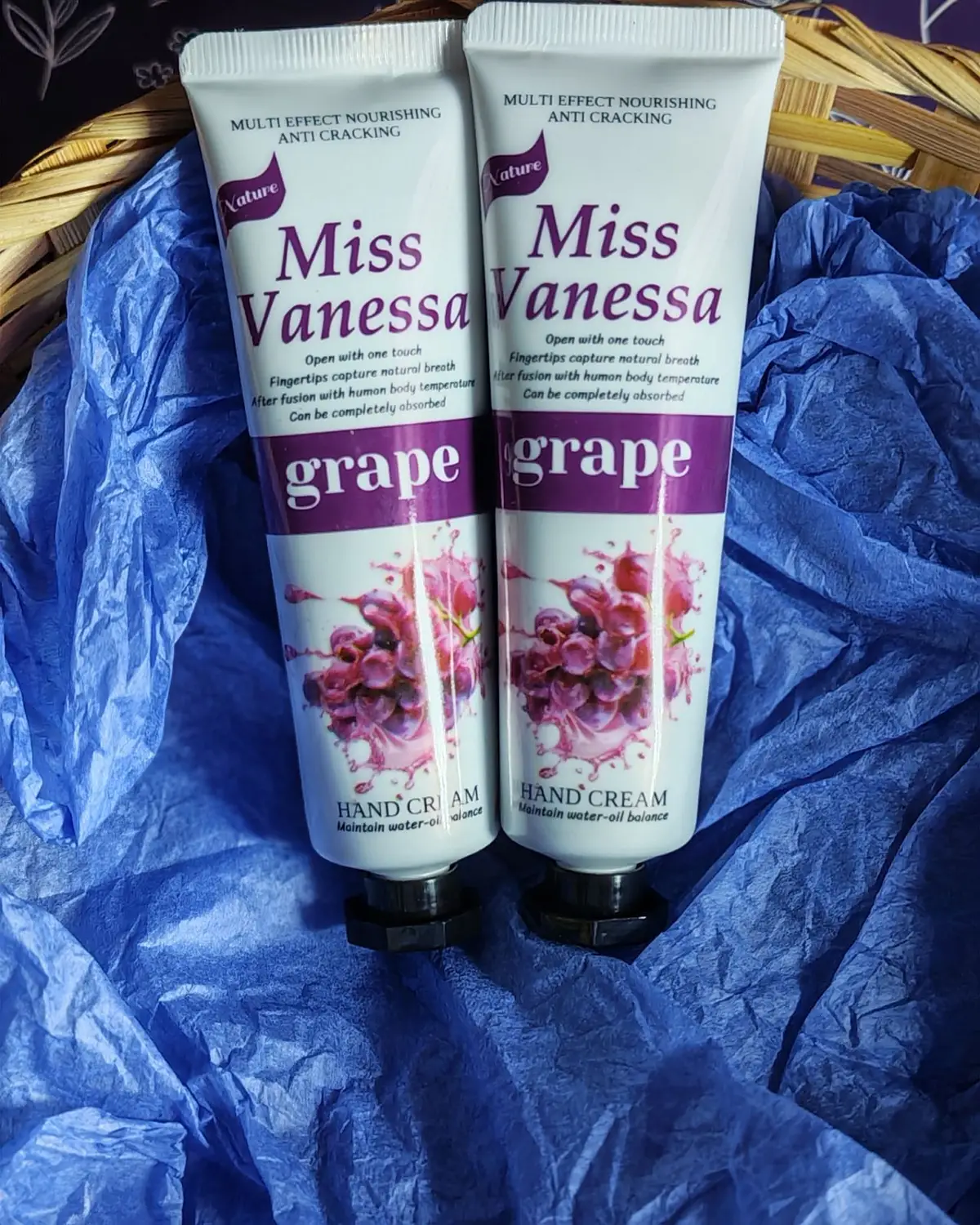 Miss Vanessa Grape Hand Cream Set of 2