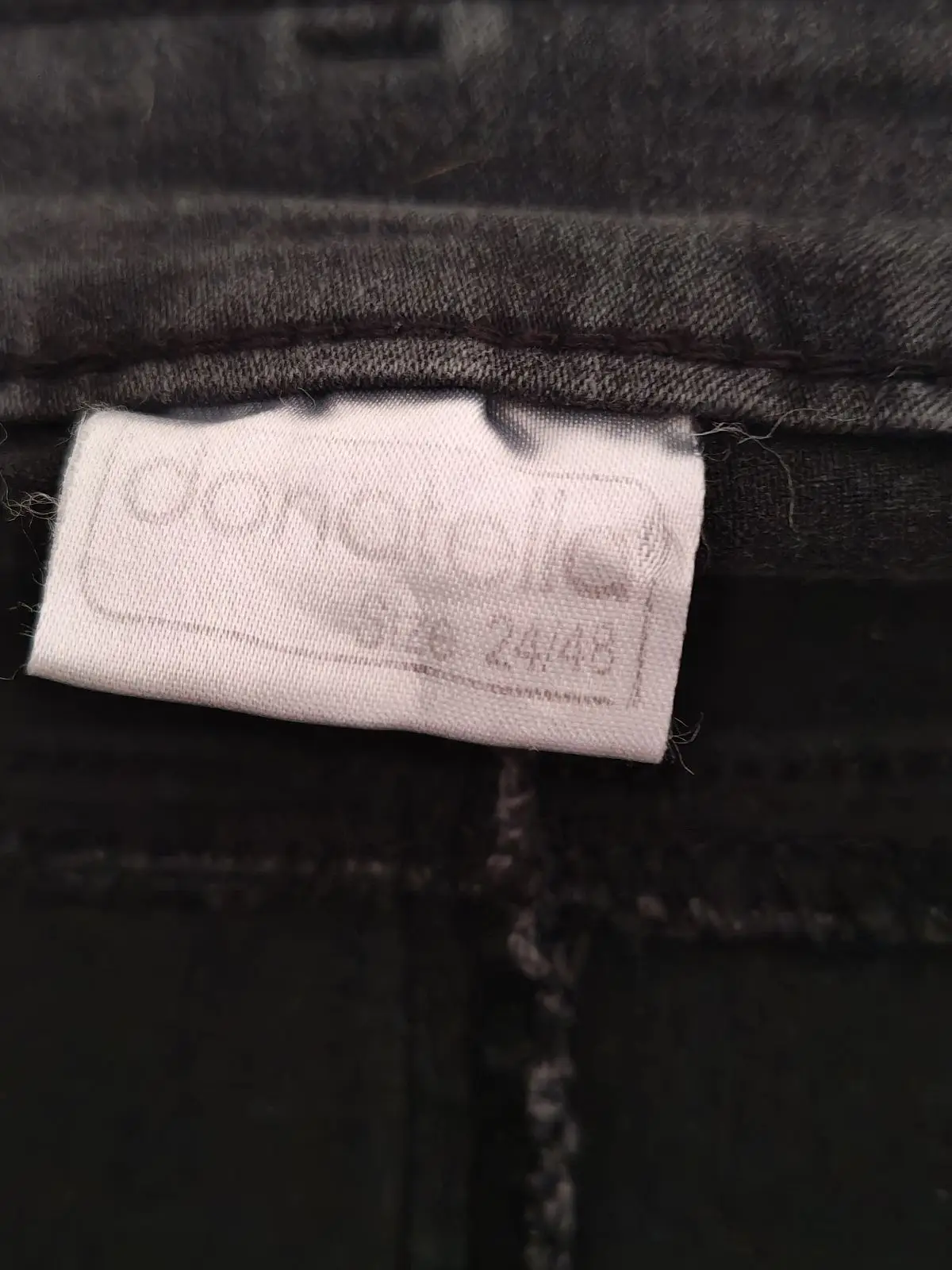 Black Denim Jeans Size 24