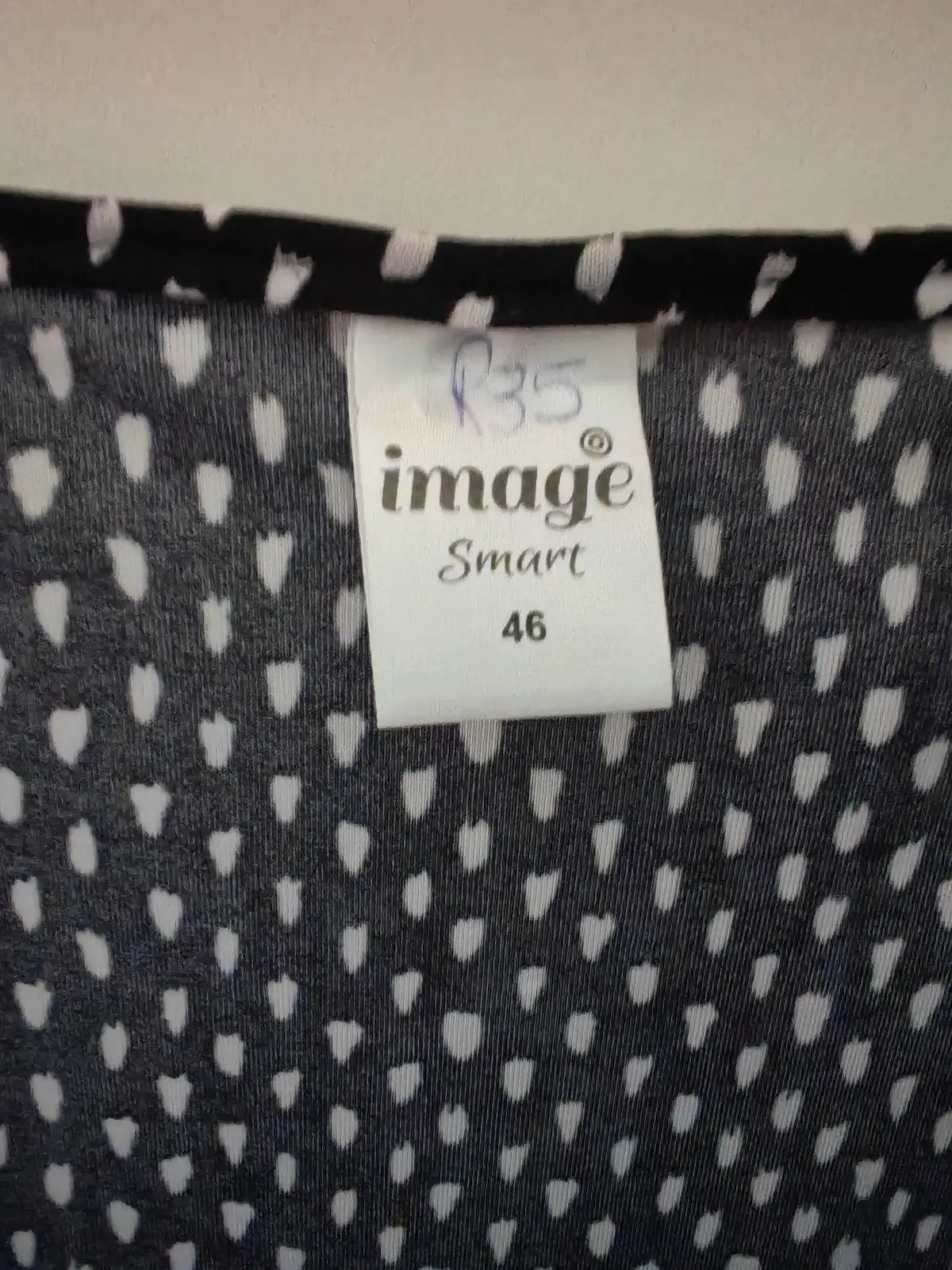 Image Smart Black and White Print Sleeveless Top