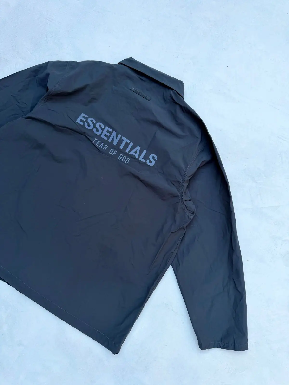 Fear of God Essentials Coaches Jacket Black XL