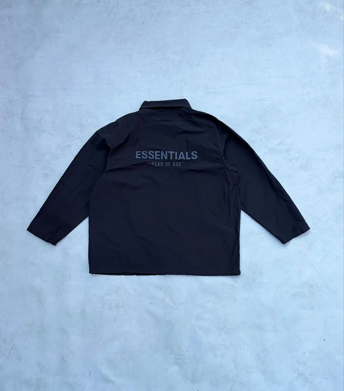 Fear of God Essentials Coaches Jacket Black XL