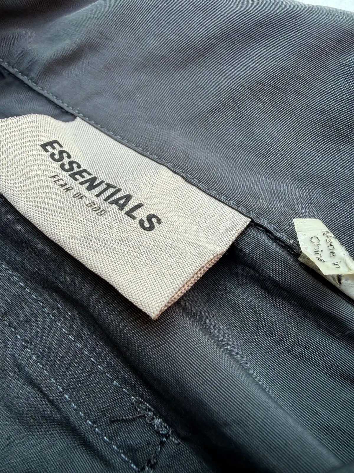 Fear of God Essentials Coaches Jacket Black XL