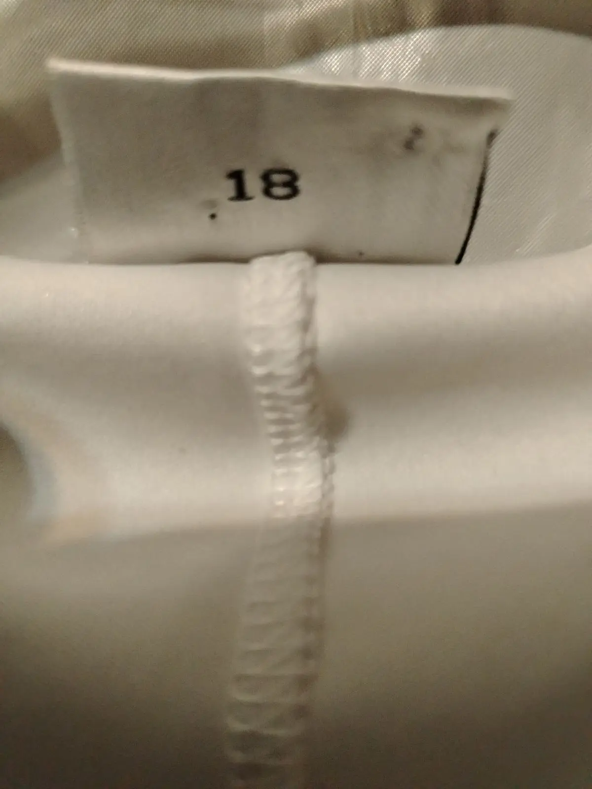 Donna-Claire White Embroidered Longline Tunic Dress Size 18
