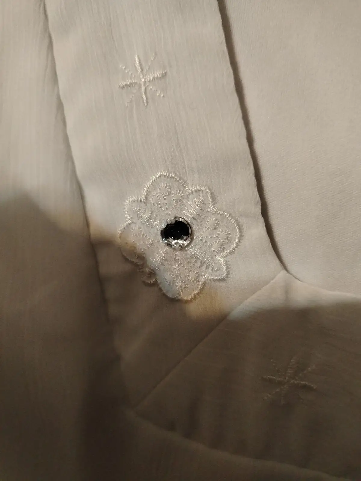 Donna-Claire White Embroidered Longline Tunic Dress Size 18