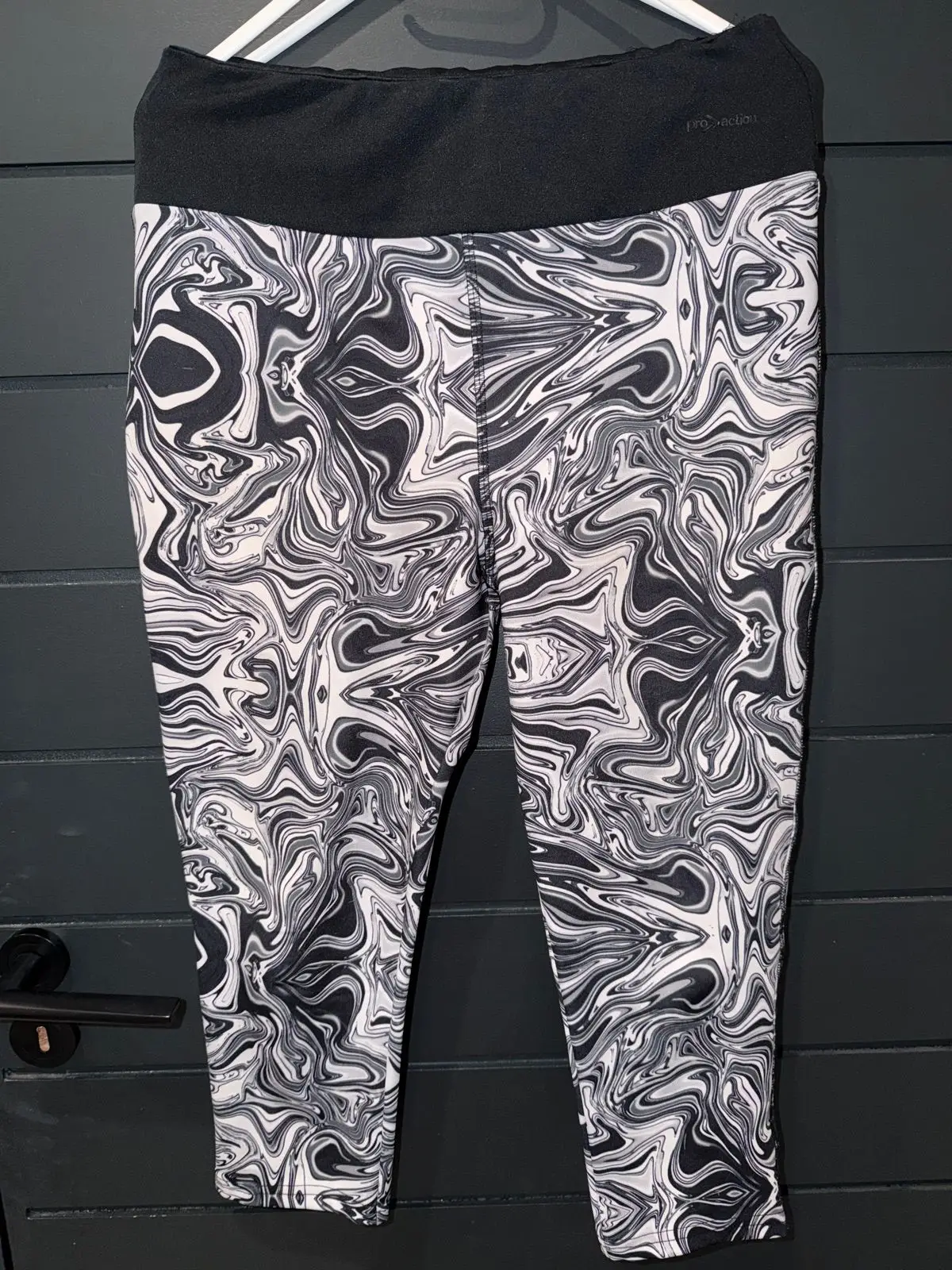 Woolworths Black and White Printed Gym Leggings