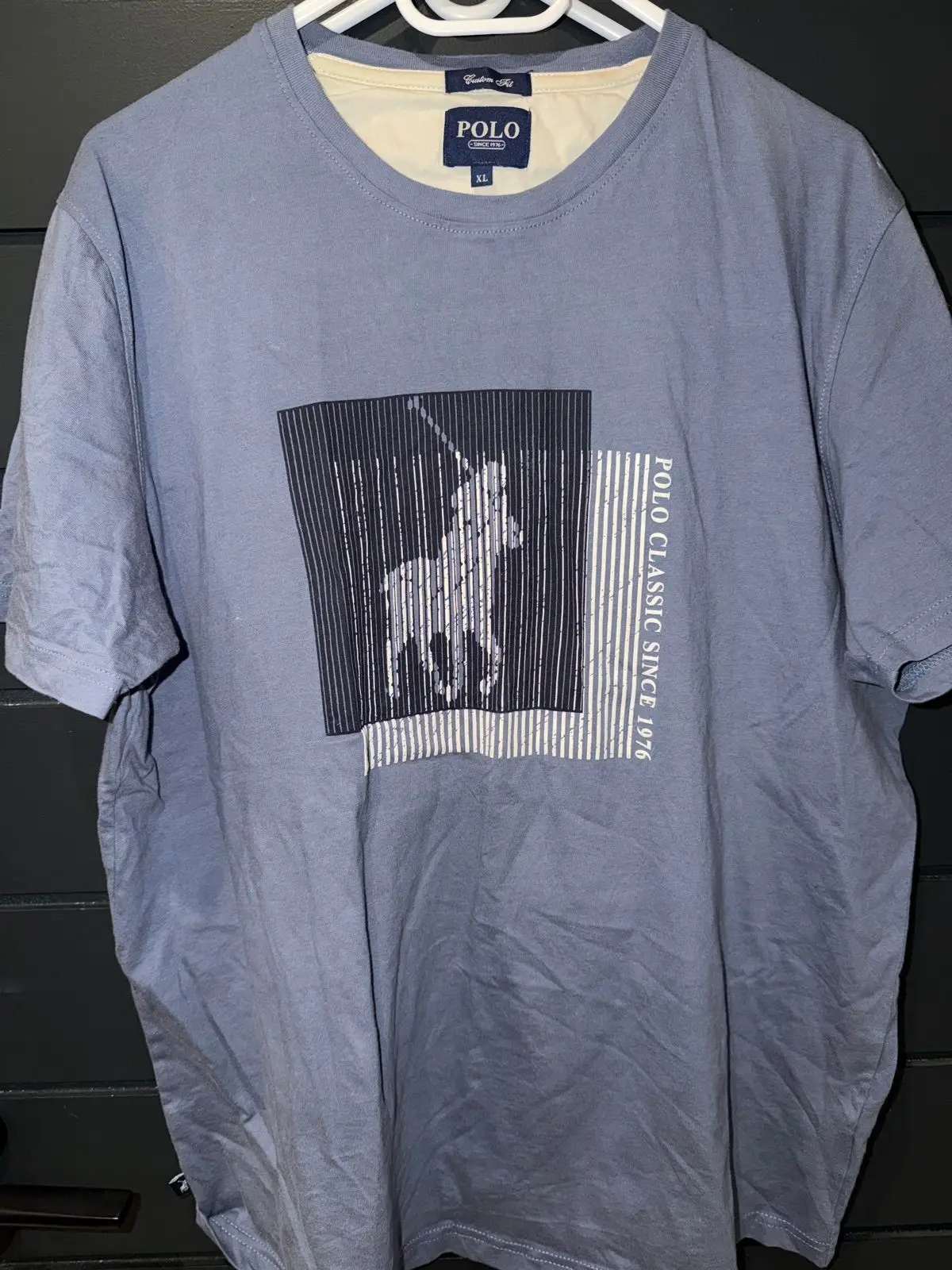 Polo Blue Graphic T-Shirt XL